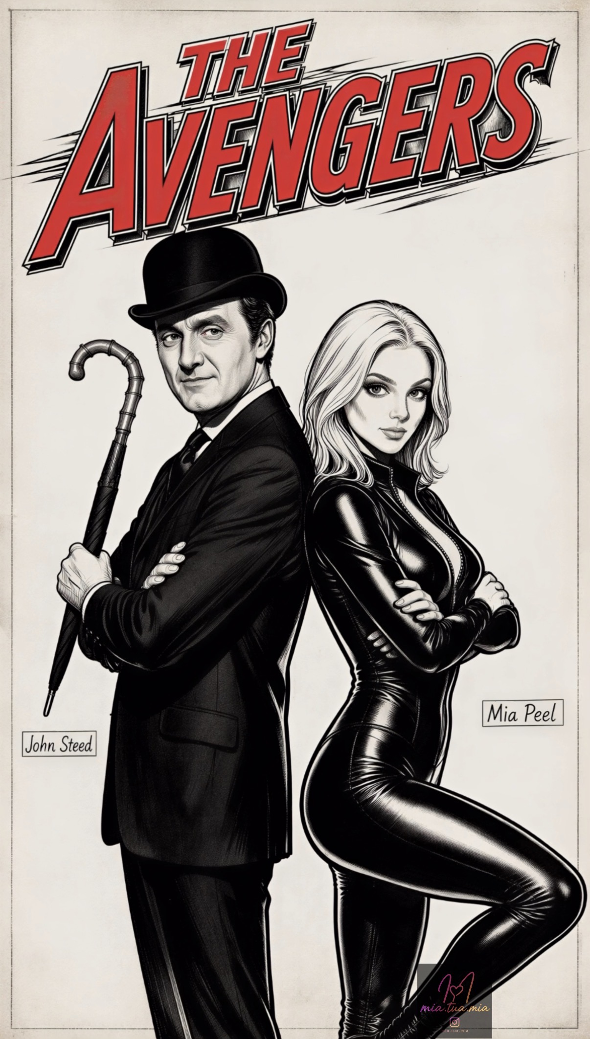 Mia Peel and John Steed 🫶