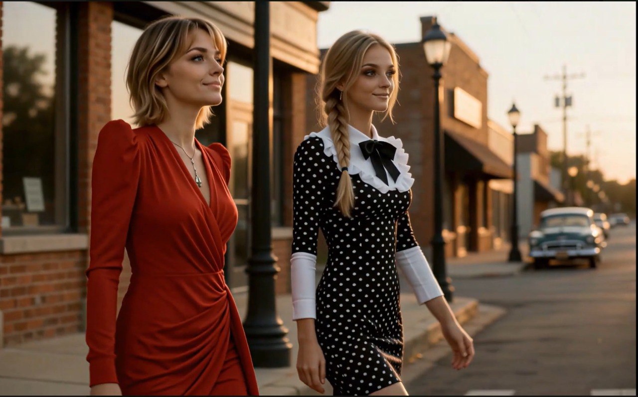 A woman and a WOMAN