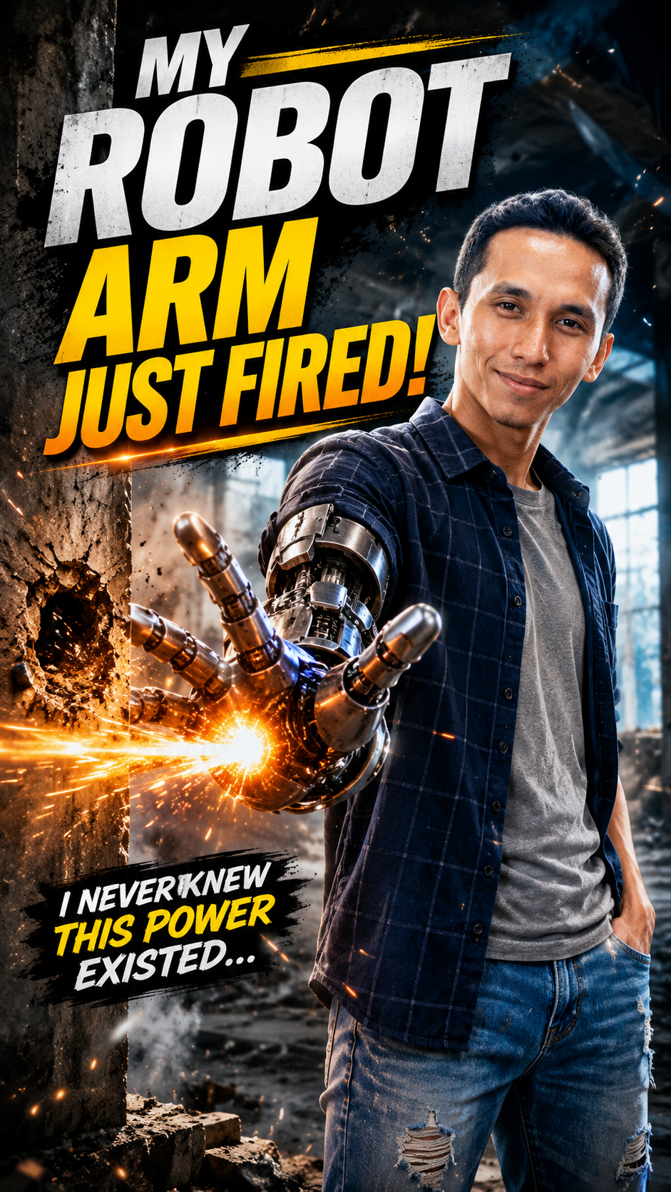 MY ROBOT ARM JUST FIRED!