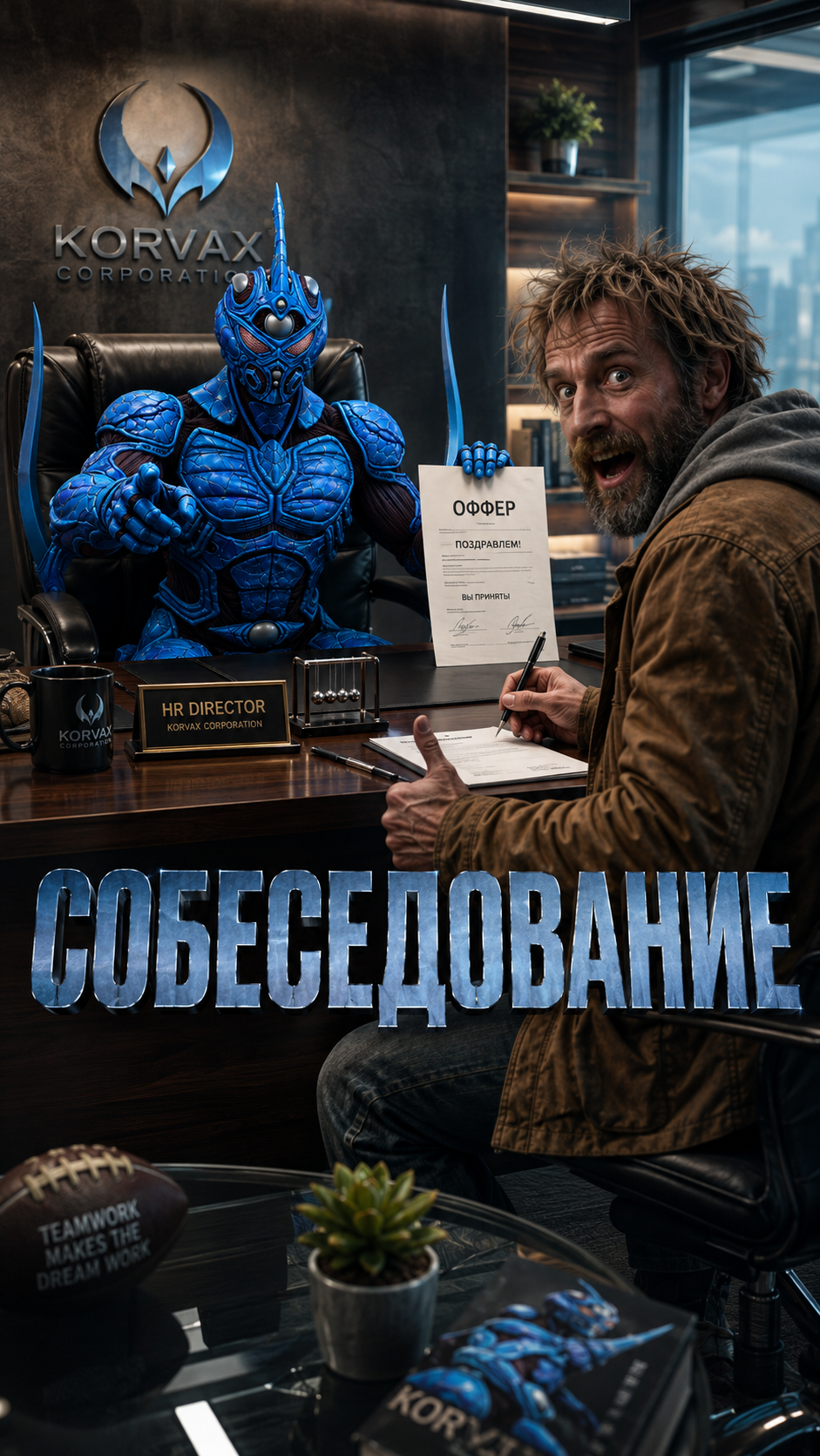 СОБЕСЕДОВАНИЕ У ГАЙВЕРА GUYVER JOB INTERVIEW