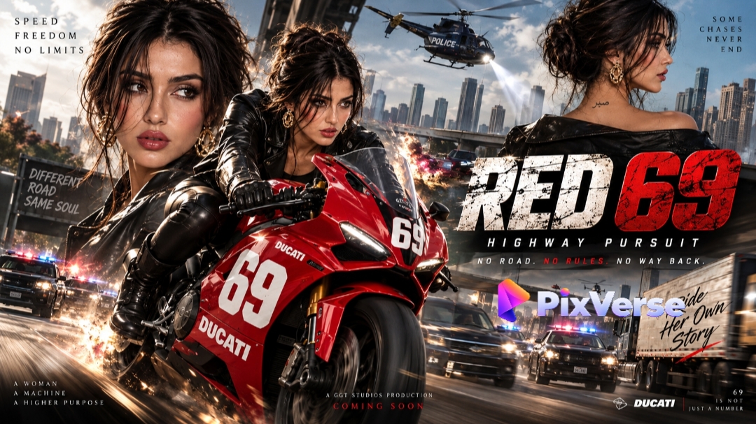 🏍️🔥 RED 69 — HIGHWAY PURSUIT