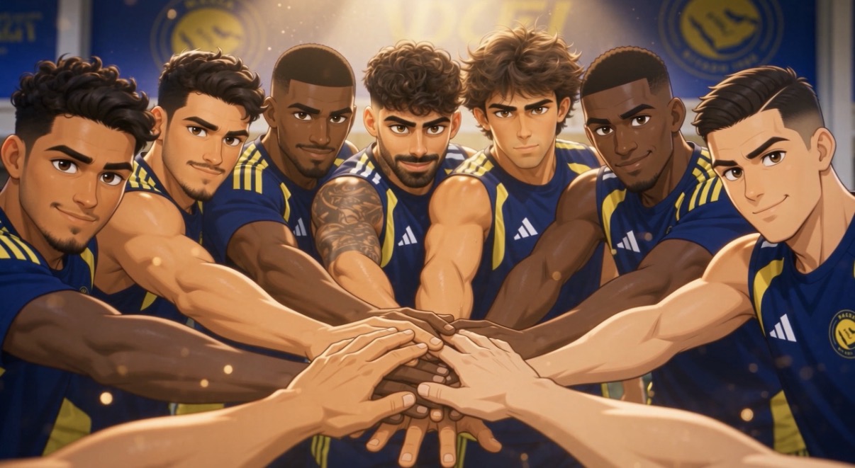 Al-Nassr FC players' training
