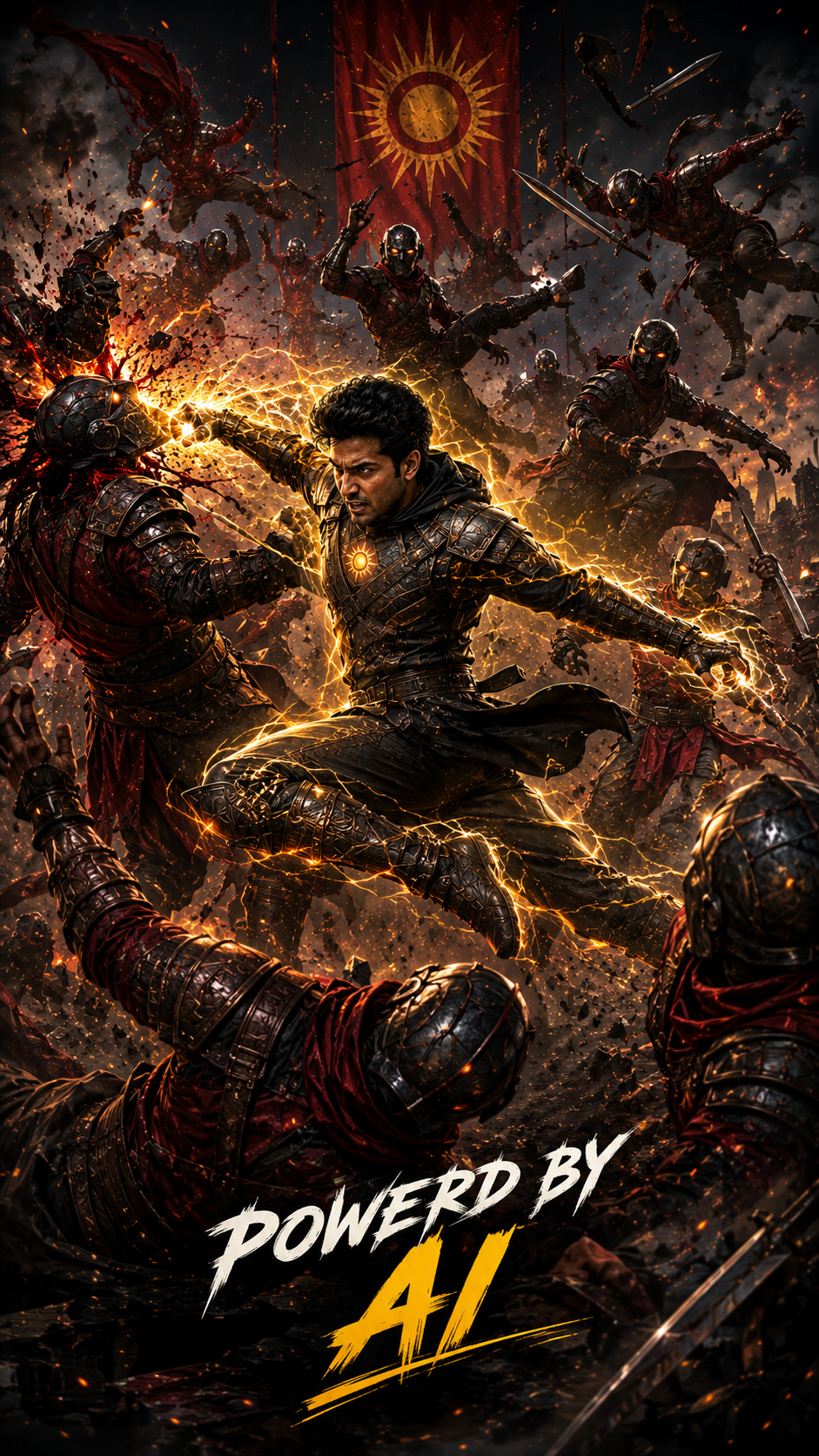 super hero fight