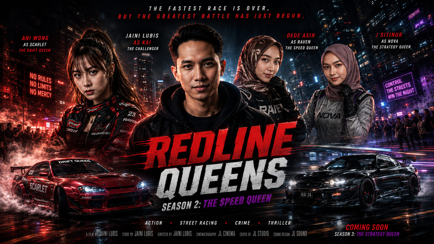 REDLINE QUEENS SEASON 2 TOP SPEED QUEENS