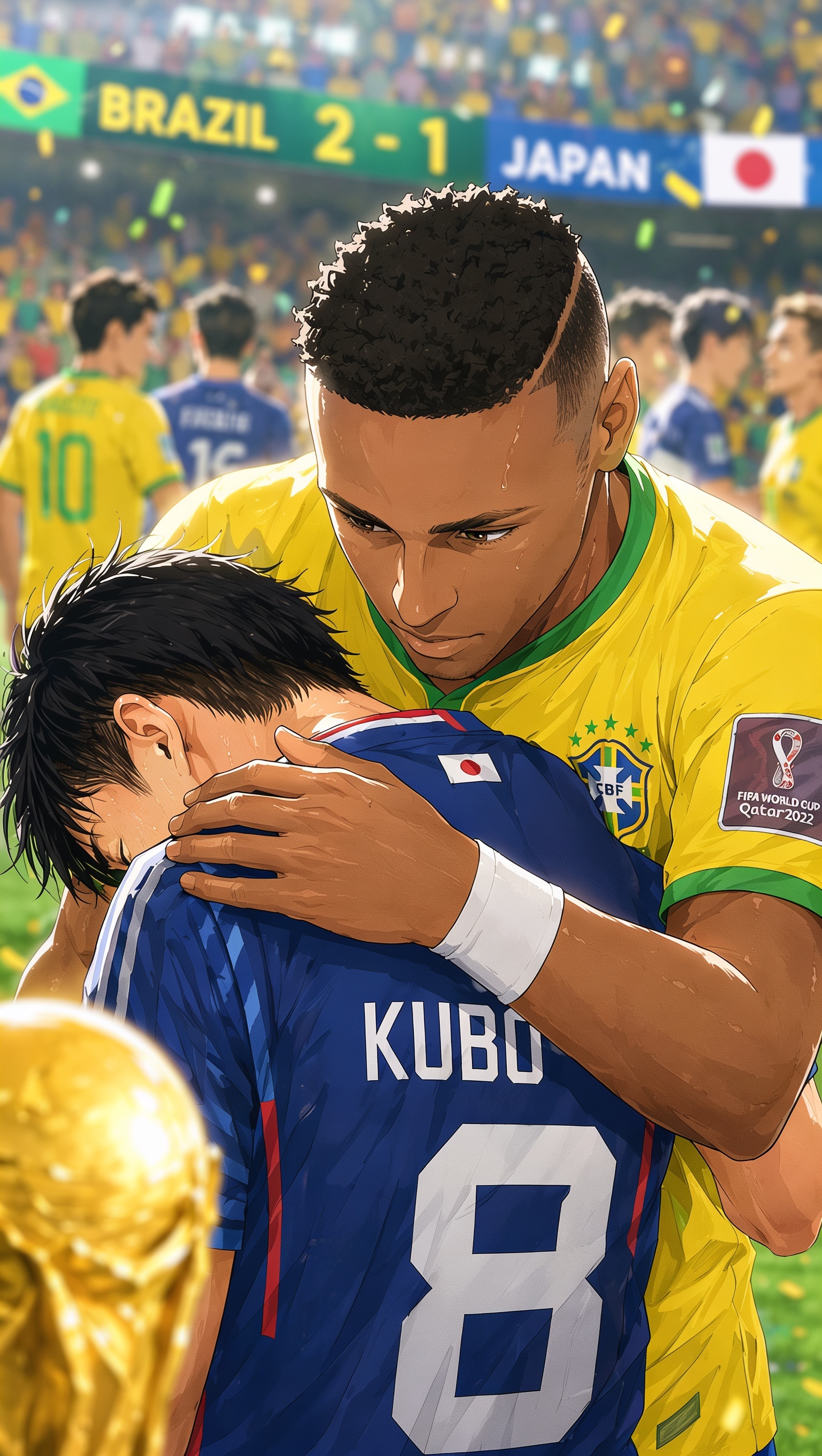 Respect Football Brazil vs japan