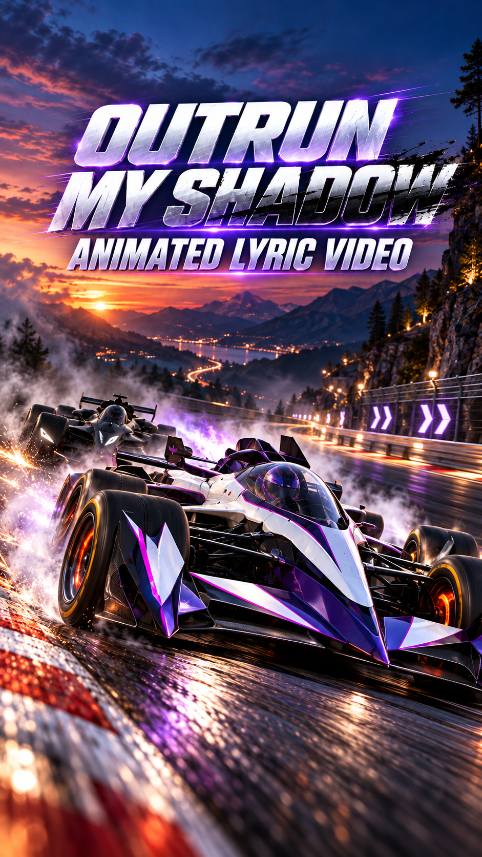 OUTRUN MY SHADOW (ANIMATED LYRIC VIDEO)