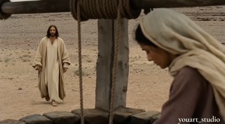 She came for water... but found Living Water.  “Whoever drinks of the water that I shall give him will never thirst.” — John 4:14