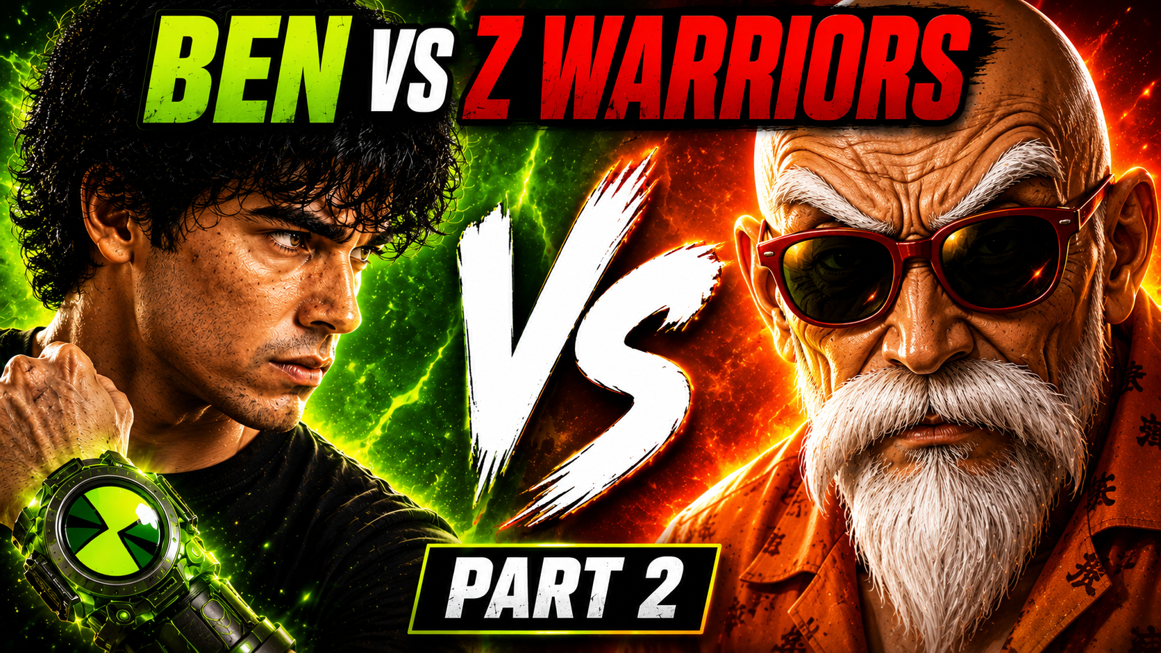 Ben Vs Master Roshi - 1