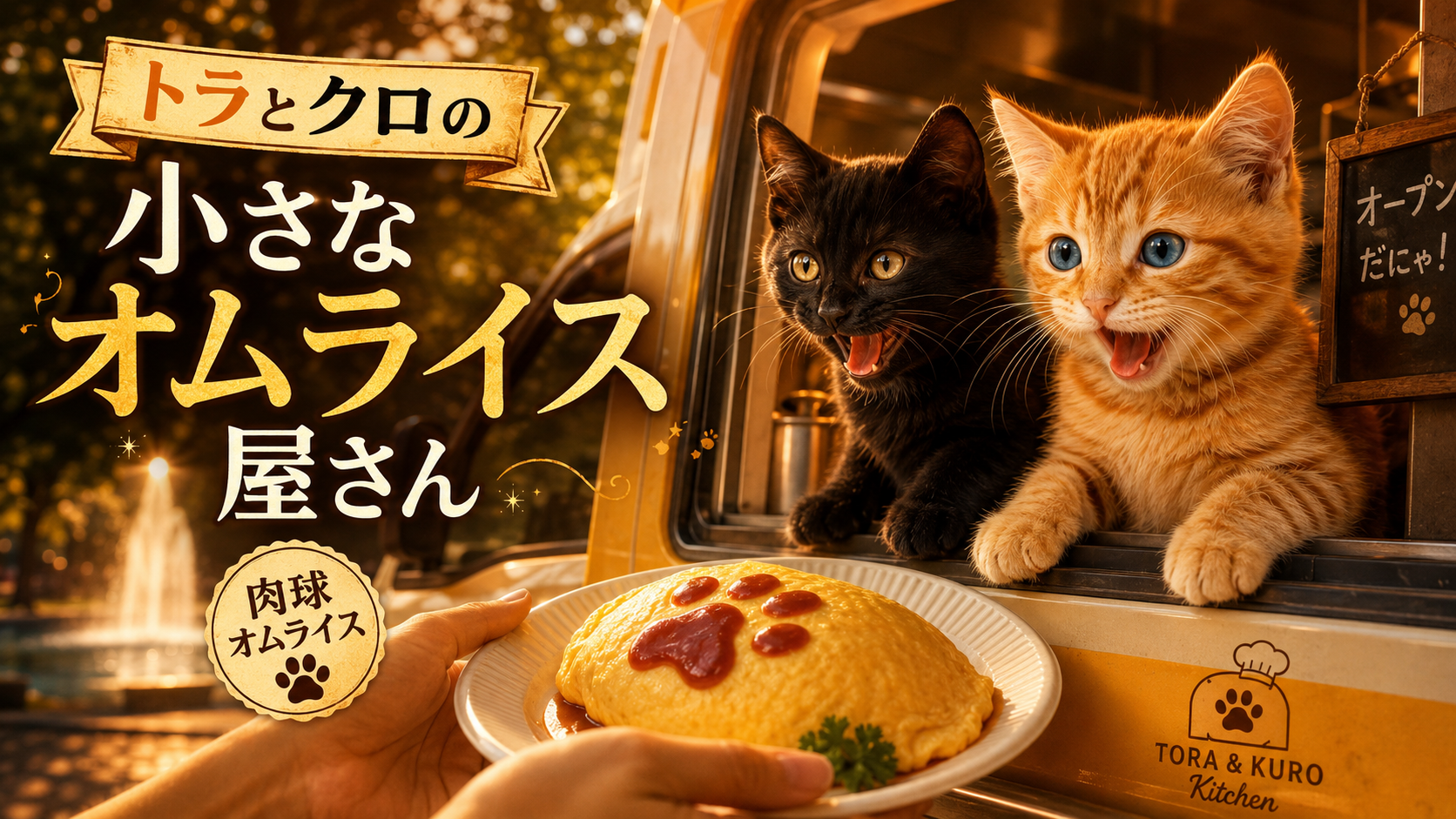Tora & Kuro’s Tiny Omurice Shop