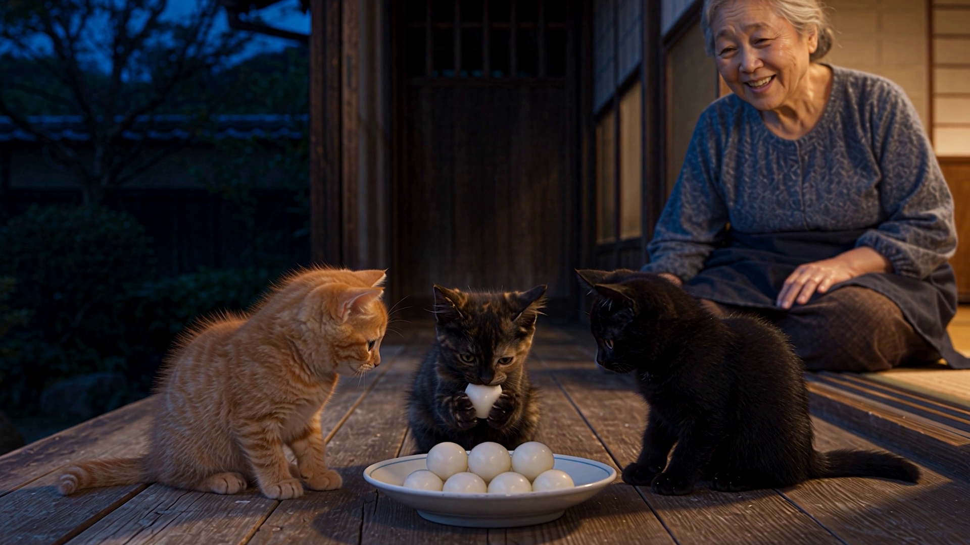 Tora & Kuro: The Great Moon-Viewing Dango Chase