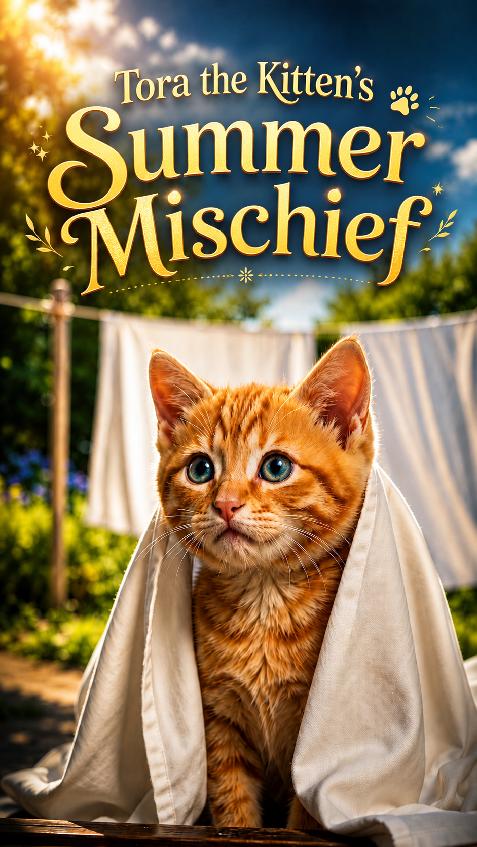 Tora the Kitten’s Summer Mischief