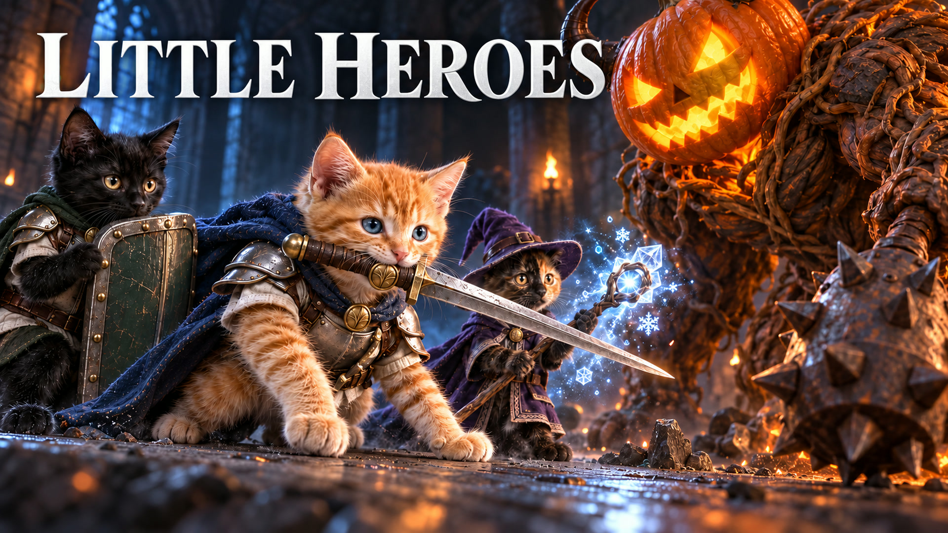 The Night a Kitten Became a Hero | A Halloween Adventure