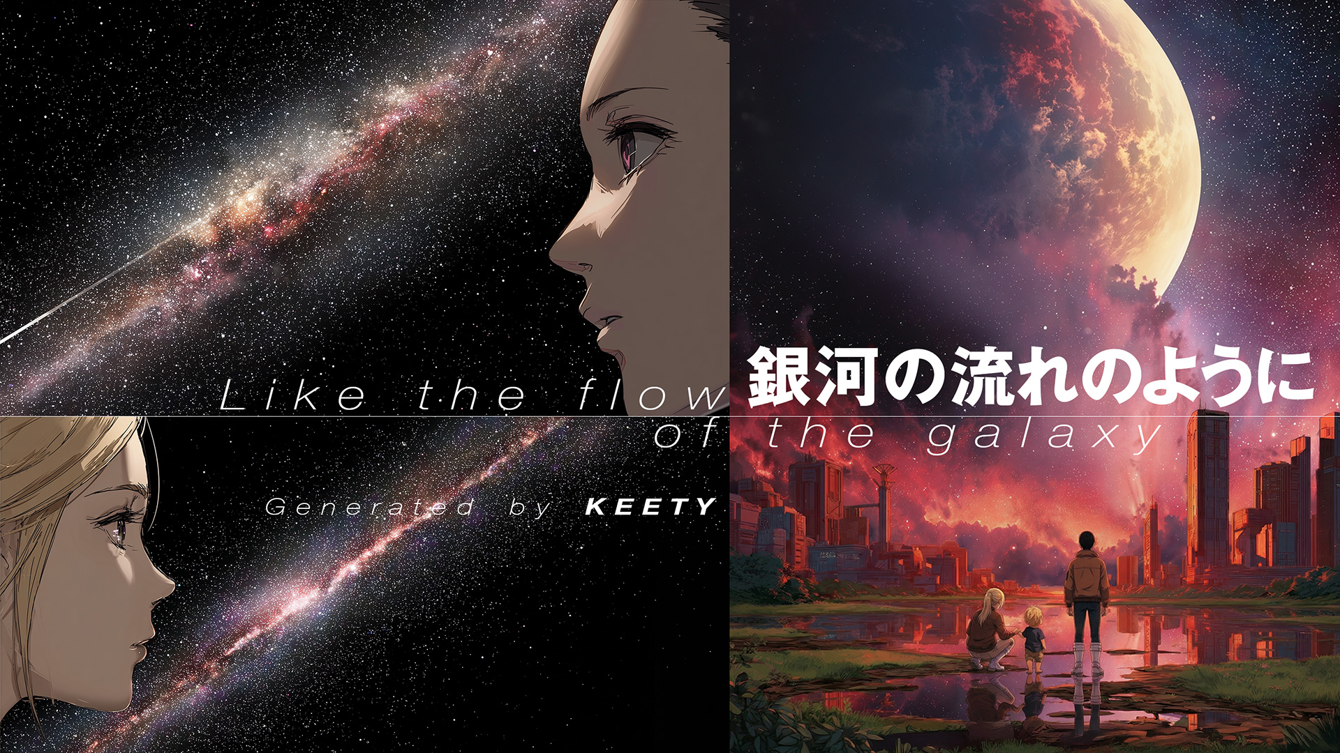 Like the flow of the galaxy
