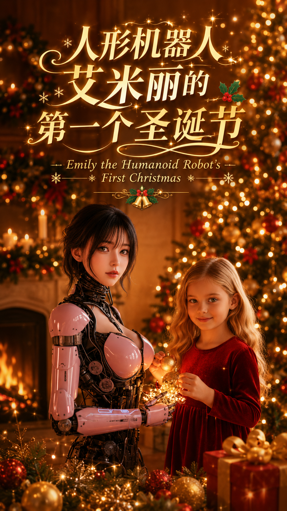 Emily the Humanoid Robot’s First Christmas人形機器人艾米麗的第一個聖誕節_2025 Full Version (English Dub)