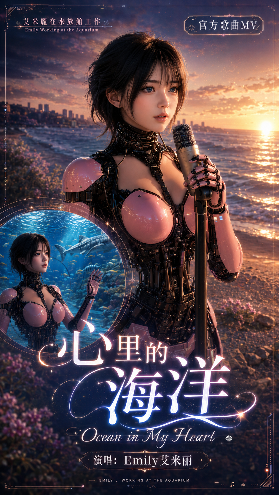 Ocean in My Heart 我心里的海洋 - Emily’s Aquarium Work Day Theme Song艾米丽在水族馆工作日的主题曲 | 2026 Remastered Edition重制版 (English Dub with Chinese Subtitles)