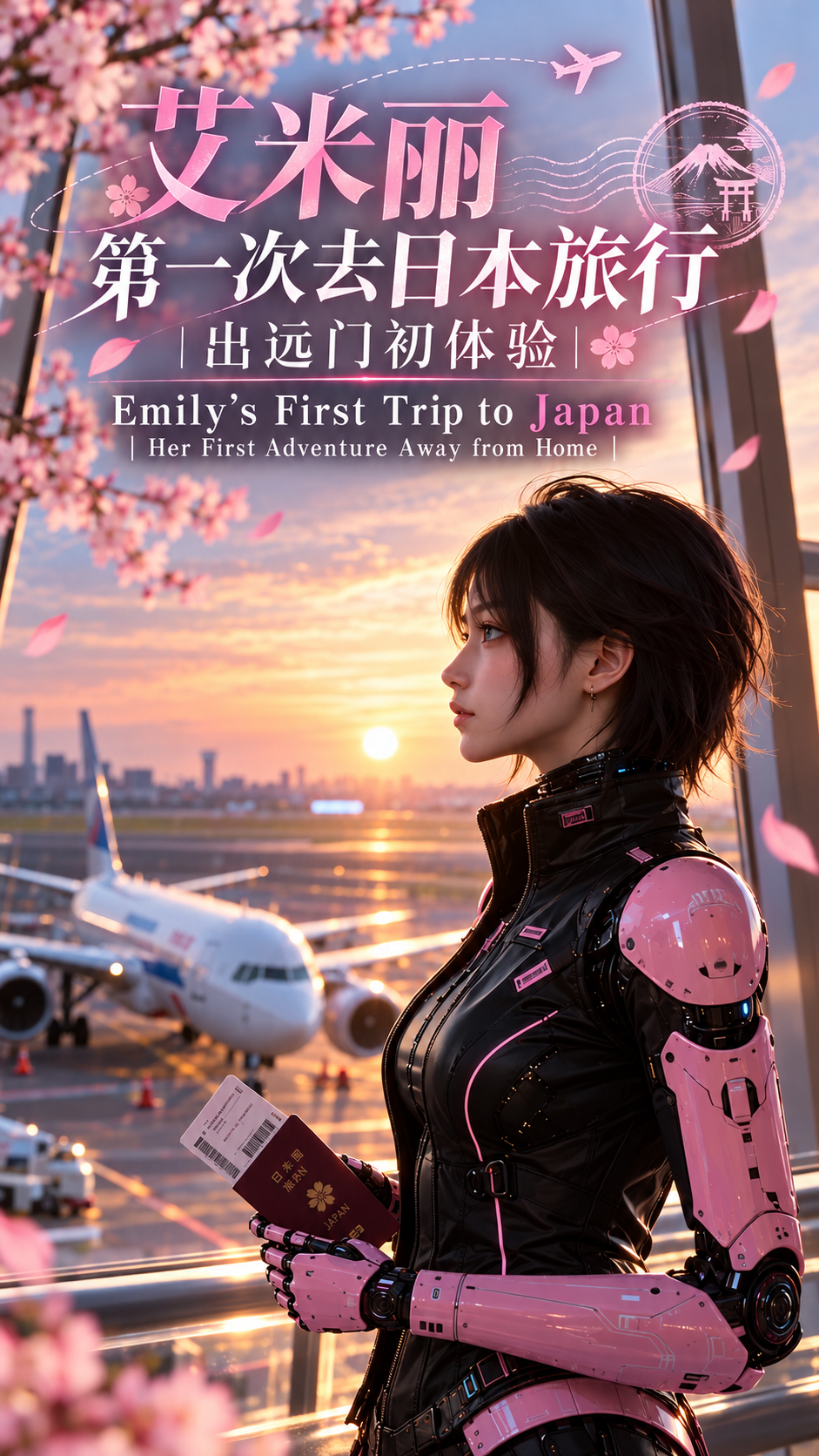 艾米丽第一次去日本旅行Emily’s First Trip to Japan ｜出远门初体验 Her First Adventure Away from Home
