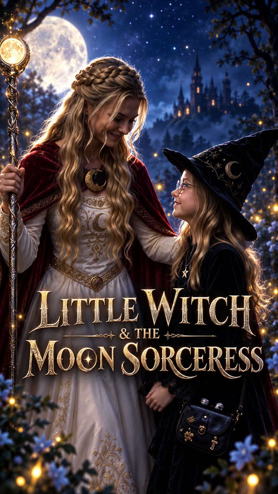 The Little Witch and the Moon Sorceress 🌙 | A Halloween Fairy Tale