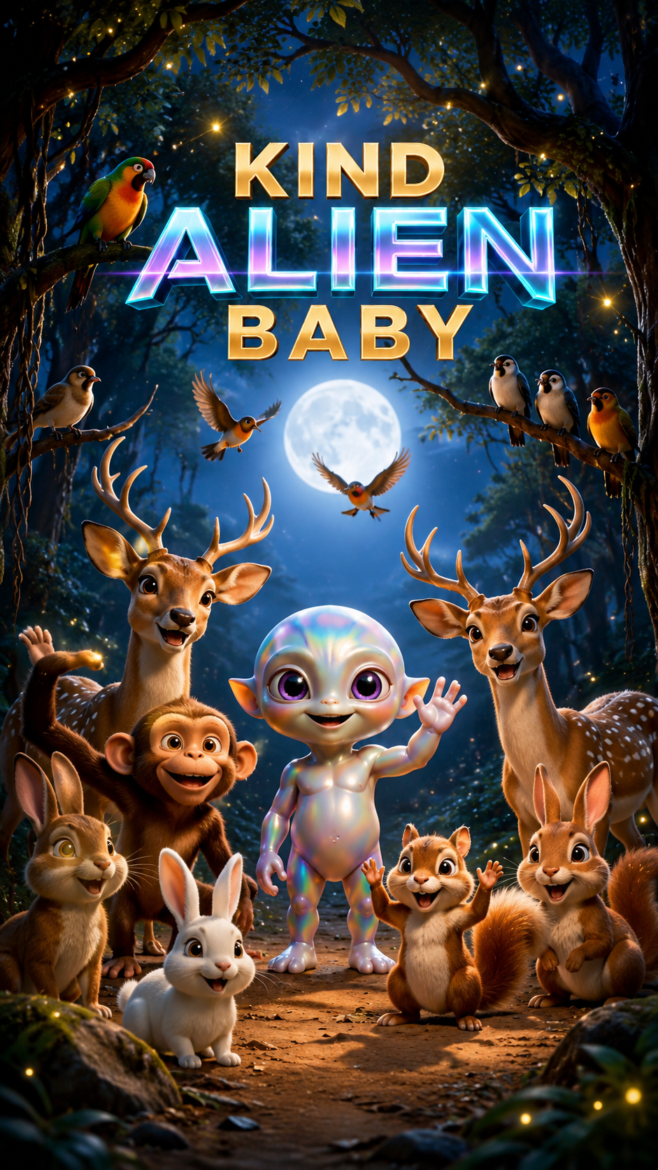 KIND ALIEN BABY | The Friend of the Forest.