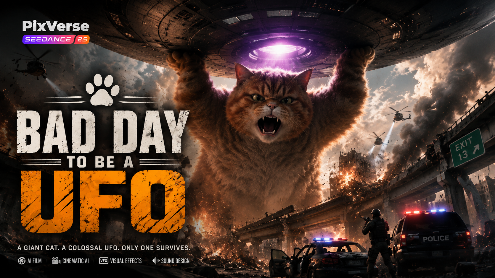 BAD DAY TO BE A UFO