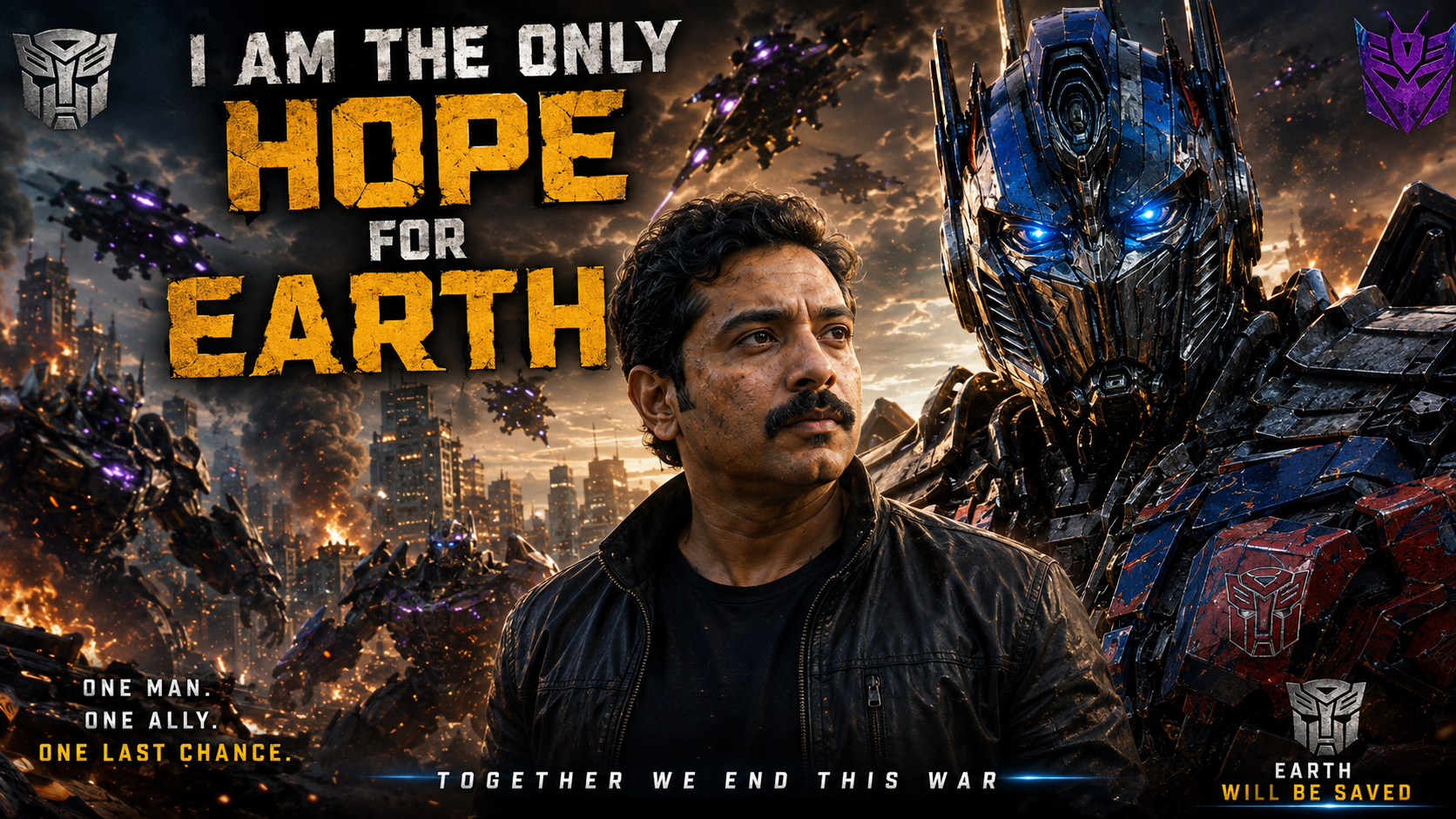 I am the only hope for earth