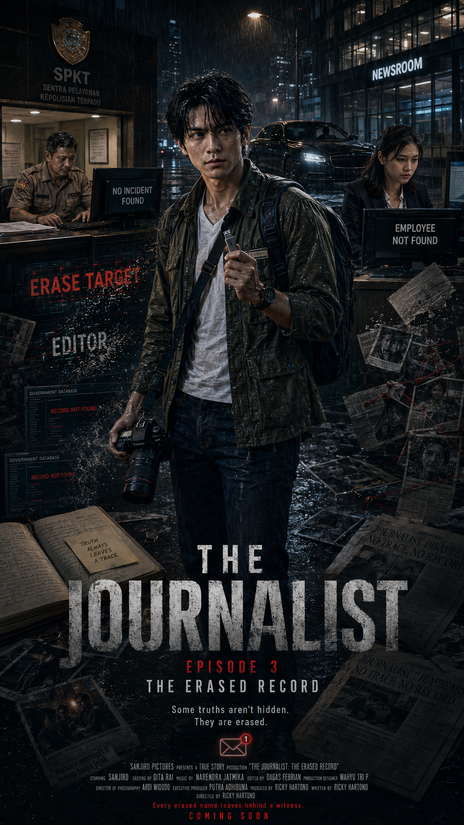 THE JOURNALIST  Episode 3 — THE ERASED RECORD