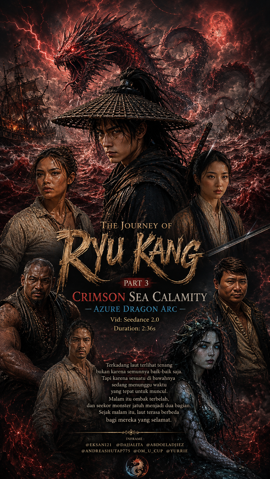 The Journey of Ryu Kang Part 3: Crimson Sea Calamity — Azure Dragon Arc —