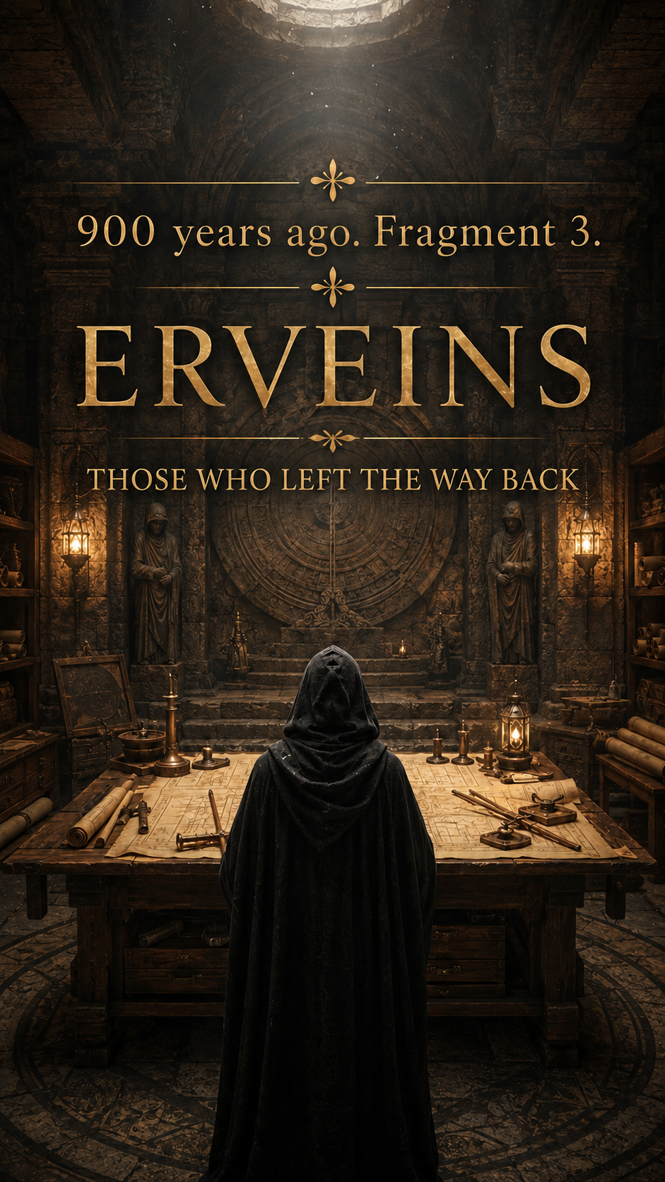 900 years ago. Fragment 3. Erveins. Those who who left the way back