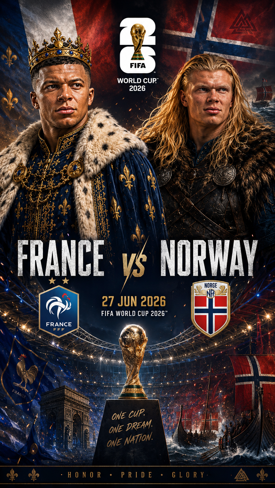 ⚔️ FRANCE vs NORWAY ⚔️