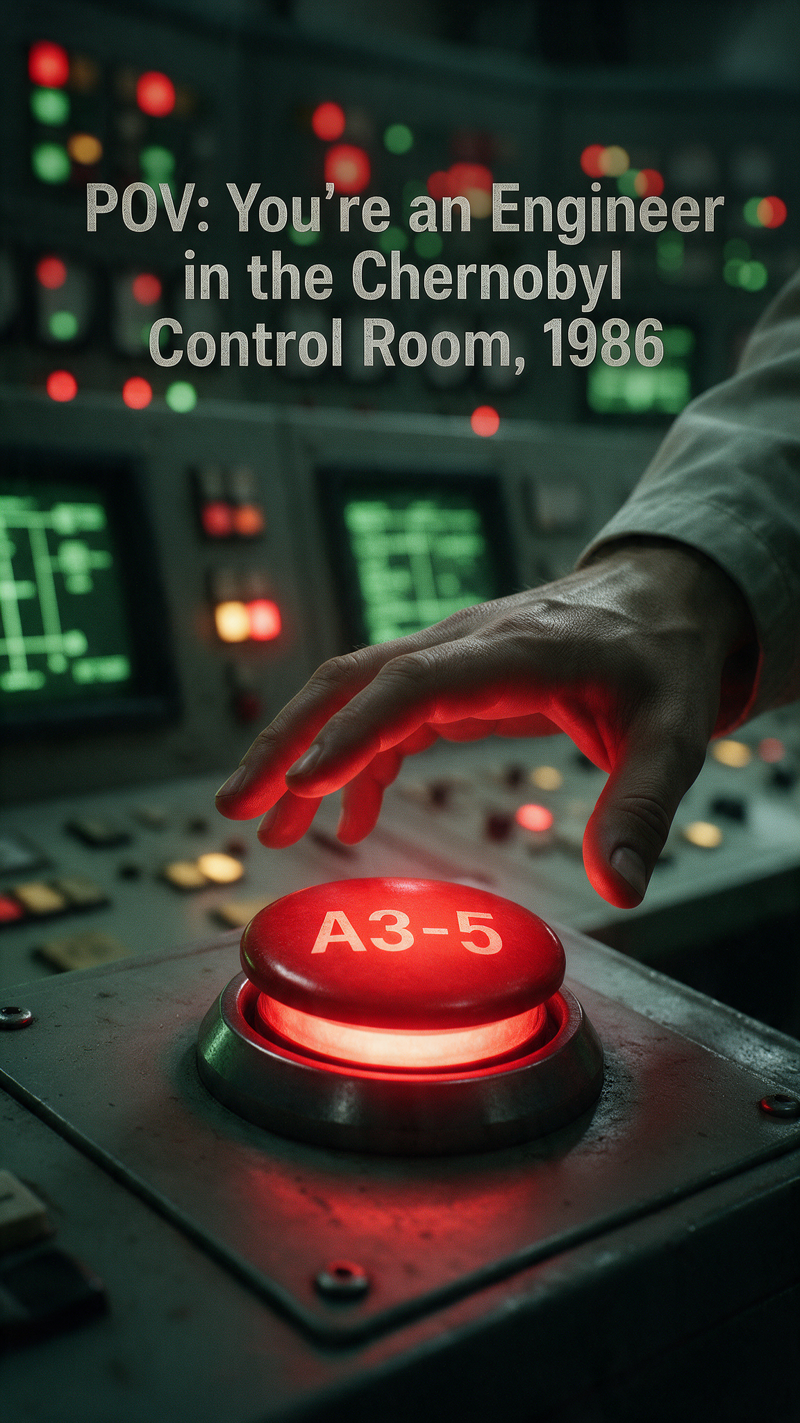 POV: You're an Engineer in the Chernobyl Control Room