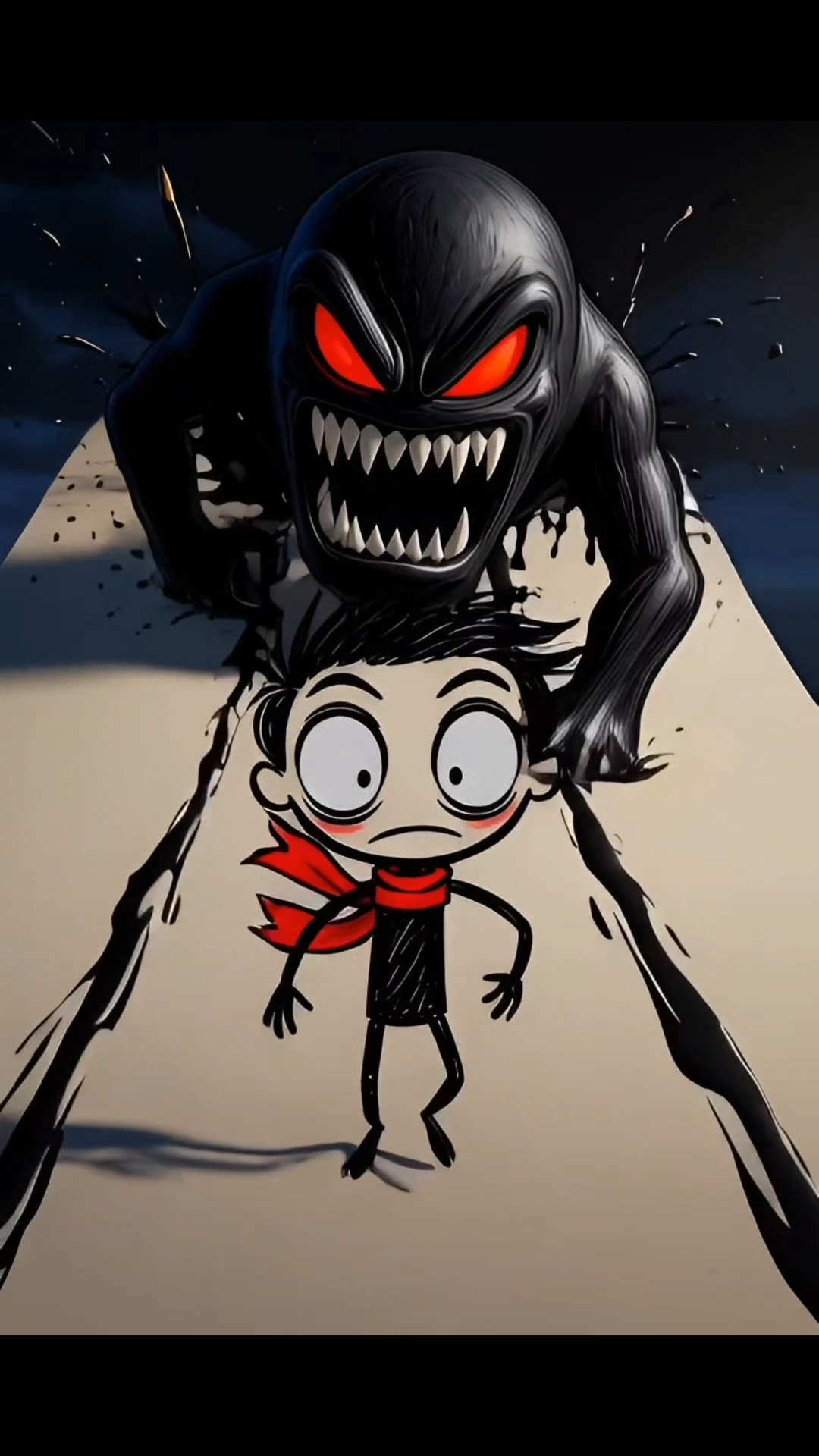 Running from the Ink Monster