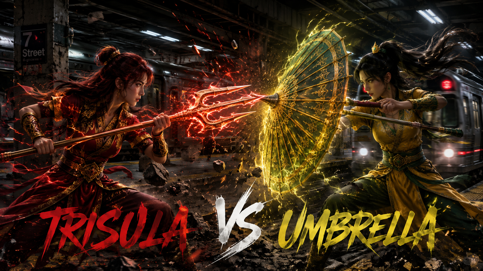Trisula vs umbrella